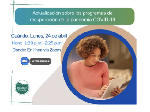 Woma with a tablet connecting to an online call